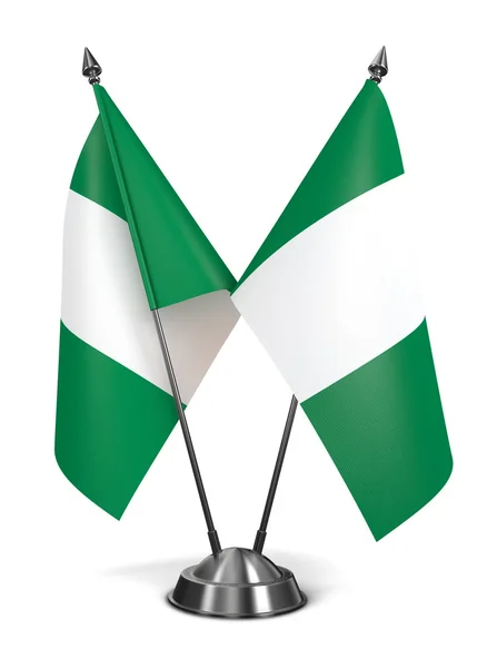 Nigeria - steaguri miniaturale . — Fotografie, imagine de stoc