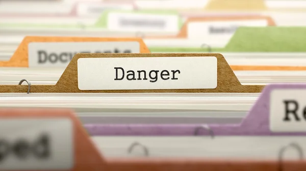 Danger - Folder Name in Directory. — Stock Photo, Image