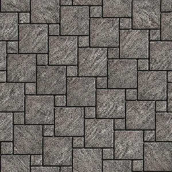 Gray with Scuffed Pavement Square Shape. — 스톡 사진