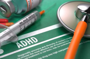 Diagnosis - ADHD. Medical Concept.