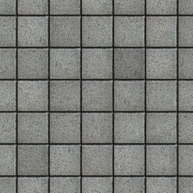 Gray Square  Pavement with the Effect of Marble.