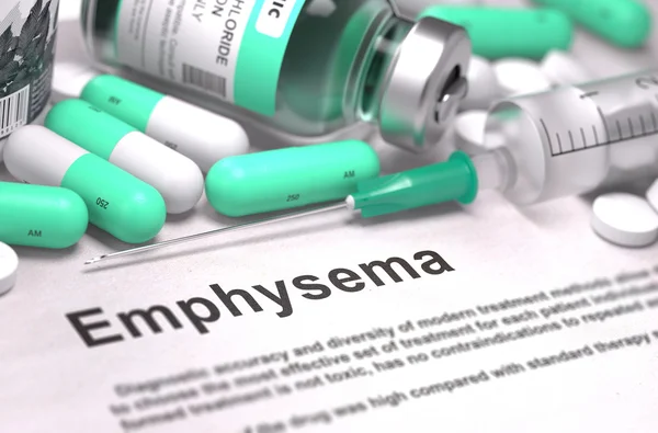Emphysema Diagnosis. Medical Concept. — Stock Photo, Image