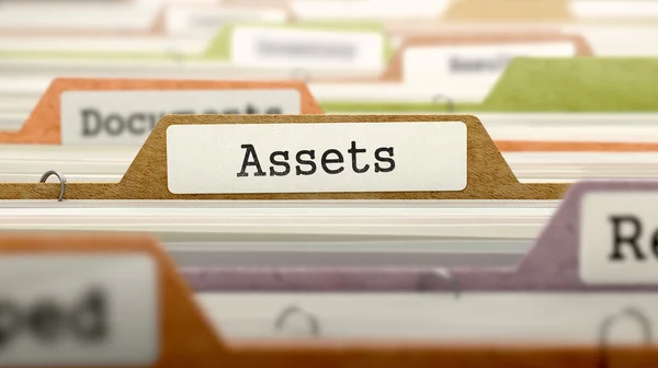 Assets - Folder Name in Directory. — 图库照片