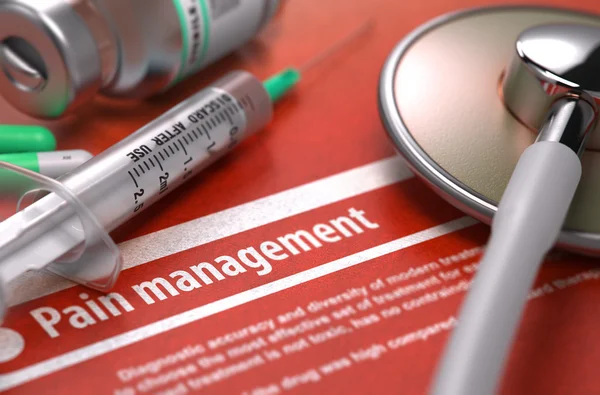 Pain Management. Medical Concept. — 图库照片