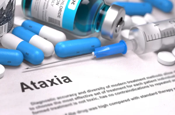 Ataxia Diagnosis. Medical Concept. — Stok fotoğraf