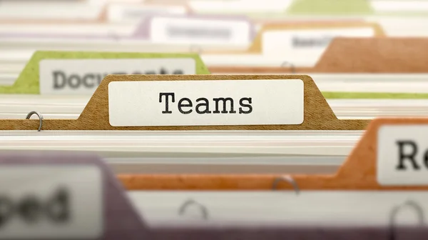 Teams - Folder Name in Directory. — Stockfoto