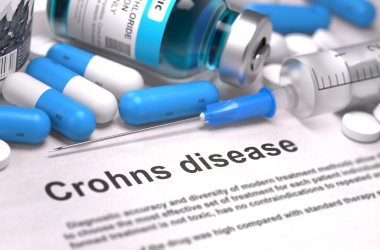 Crohns Disease Diagnosis. Medical Concept.
