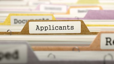 Folder in Catalog Marked as Applicants.