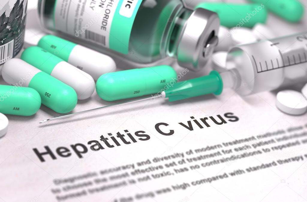 Hepatitis C Virus Diagnosis. Medical Concept.