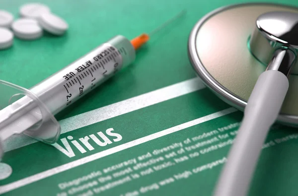 Virus. medizinisches Konzept. — Stockfoto