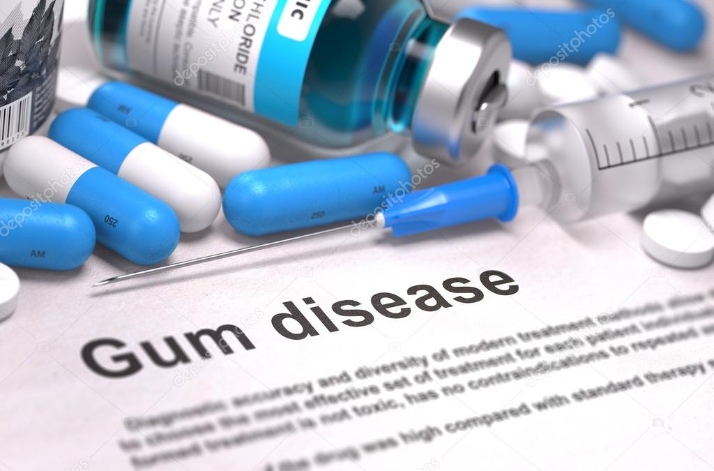 Diagnosis - Gum Disease. Medical Concept.