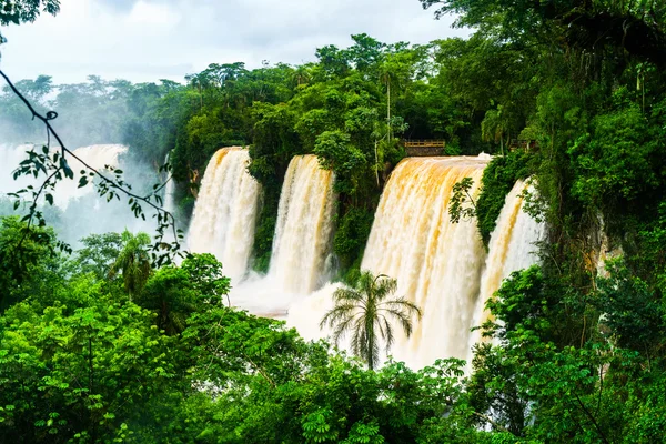 Air Terjun Iguazu di perbatasan Argentina — Stok Foto