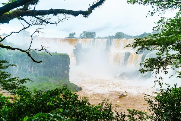 Iguazú-vízesés, az argentin határ — Stock Fotó