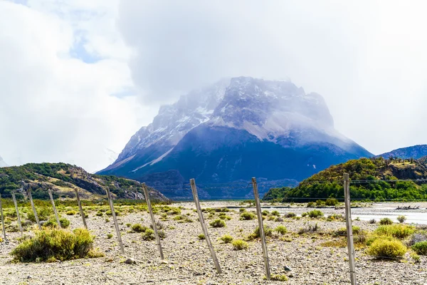 Snow mountain i nationalparken Los Graciares — Stockfoto