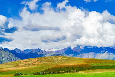 İnka kutsal Vadisi Dağ manzarası