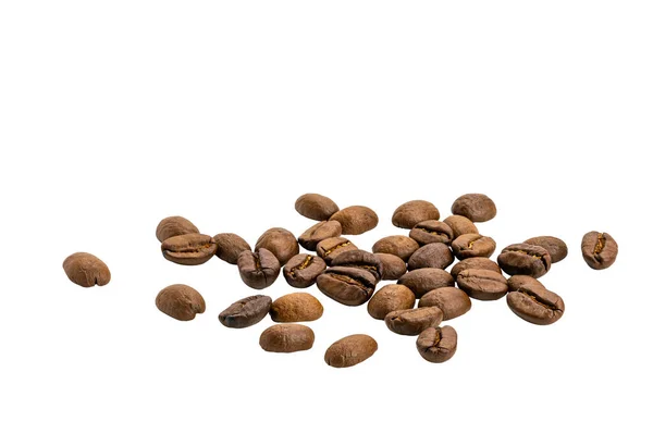 Coffee Beans Isolated White Background Clipping Path — Stock Photo, Image