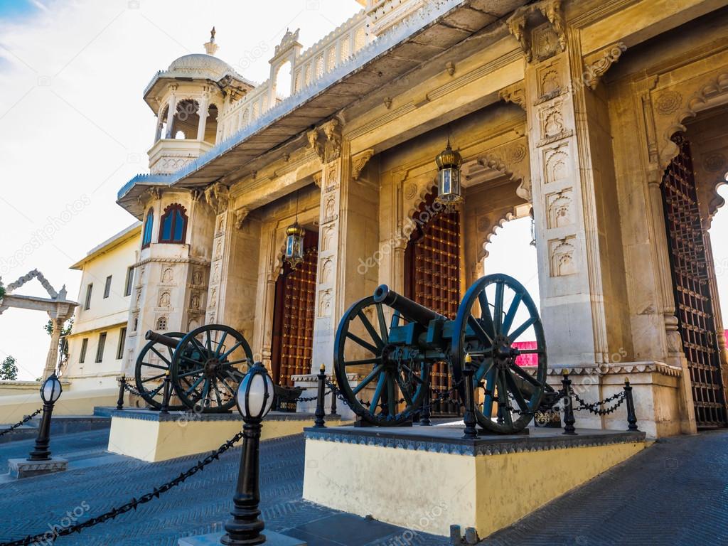Gate of City Palace in Udaipur