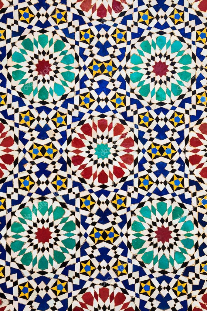 Colorful arabic mosaics