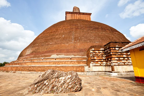 Jetavana manastır kalıntıları stupa — Stok fotoğraf