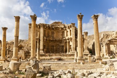 Antik Roma antik kent Jerash içinde