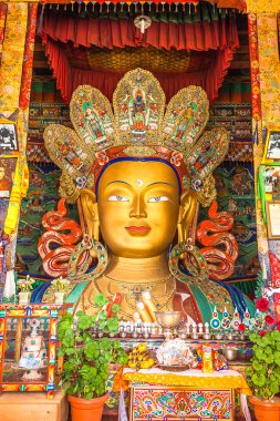 Maitreya Buddha in Thiksey Monastery,