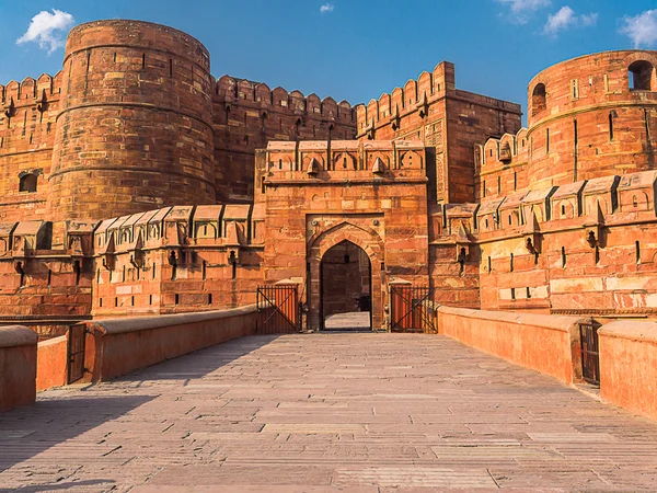 Entrance to Agra Fort — Stock Photo, Image