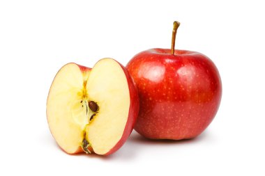 Taze kırmızı elma.