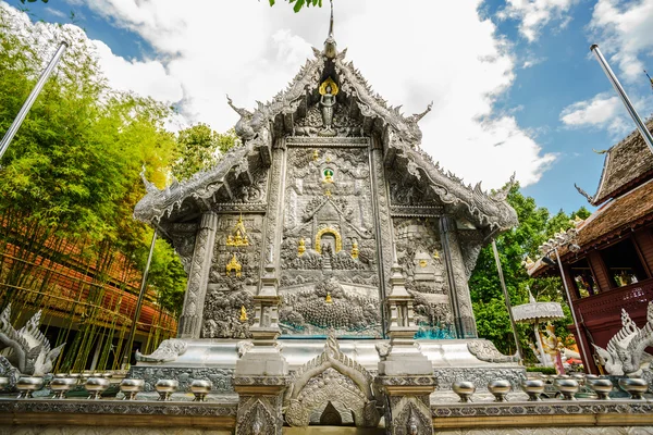 Siver Temple na Tailândia — Fotografia de Stock