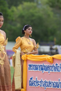 Spor günü yürüyüşü Tayland