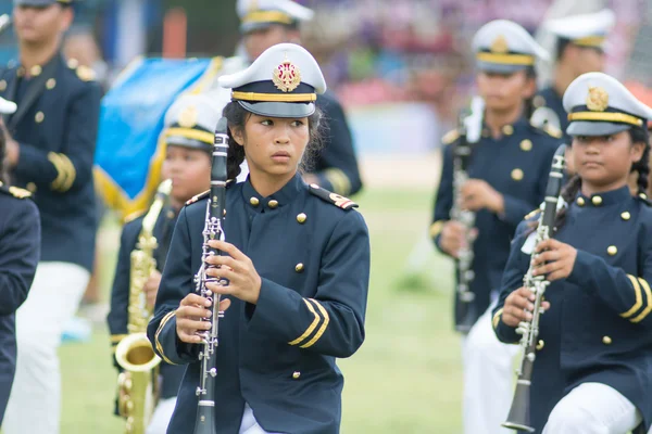 Desfile del día del deporte en Tailandia — Foto de Stock