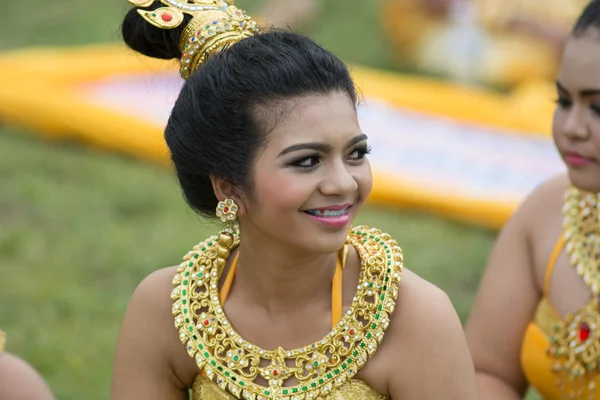 Parade zum Tag des Sports in Thailand — Stockfoto