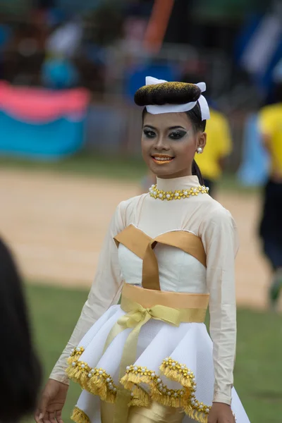 Olahraga hari parade di Thailand — Stok Foto