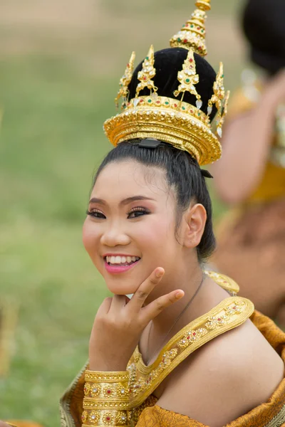 Sport dag parade in Thailand — Stockfoto