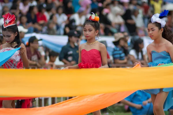 Défilé sportif en Thaïlande — Photo