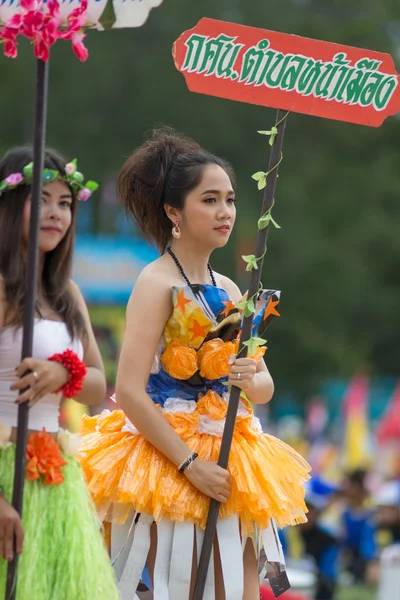 Sport day parade in Thailand — Stock Photo, Image