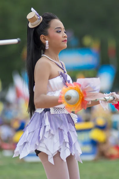 Desfile del día del deporte en Tailandia — Foto de Stock