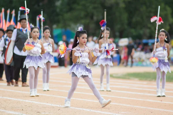 Sportovní den parade v Thajsku Stock Snímky