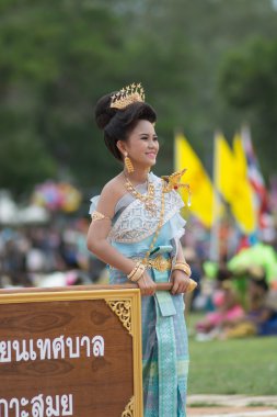 Spor günü yürüyüşü Tayland