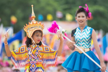 Spor günü yürüyüşü Tayland
