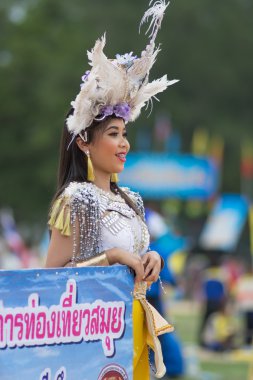 Spor günü yürüyüşü Tayland