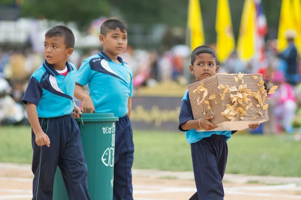 Desfile del día del deporte en Tailandia — Foto de Stock