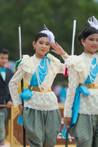 Giornata dello sport sfilata in Thailandia — Foto Stock
