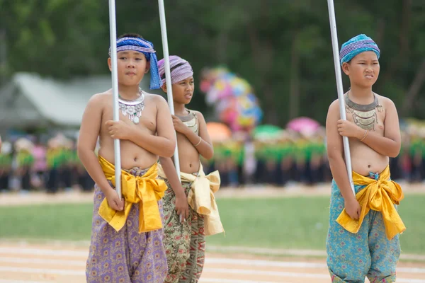 タイのスポーツ日パレード — ストック写真