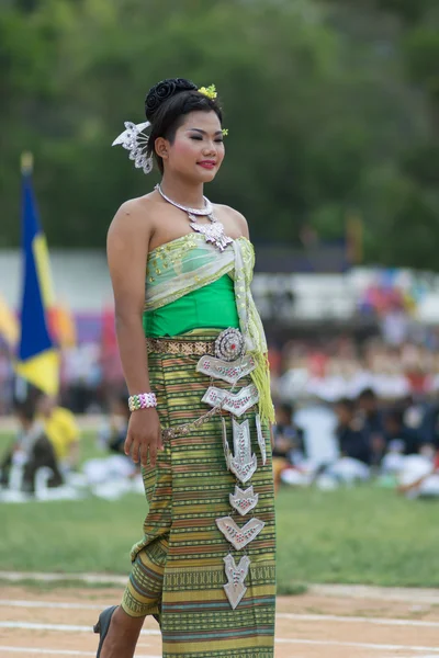 タイのスポーツ日パレード — ストック写真