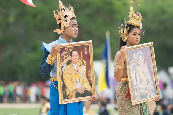 Desfile del día del deporte en Tailandia —  Fotos de Stock