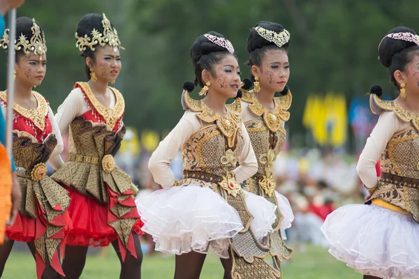 Spor günü yürüyüşü Tayland — Stok fotoğraf