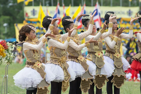 Giornata dello sport sfilata in Thailandia — Foto Stock