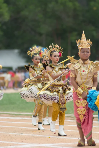 Sport day parade in Thailand — Stock Photo, Image