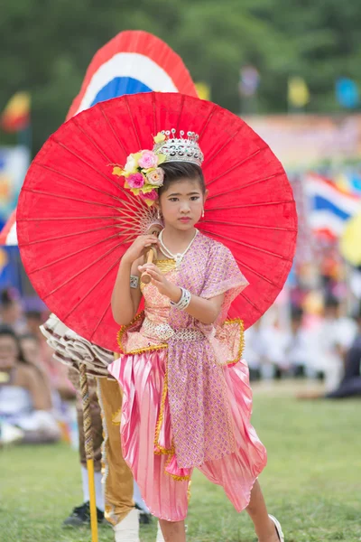 タイのスポーツ日パレード — ストック写真