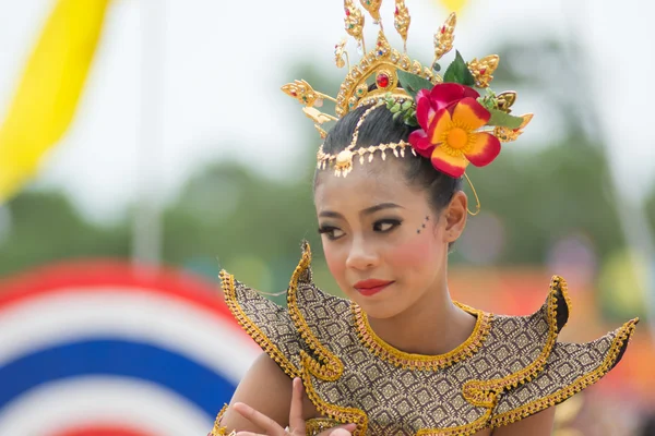 Parade zum Tag des Sports in Thailand — Stockfoto